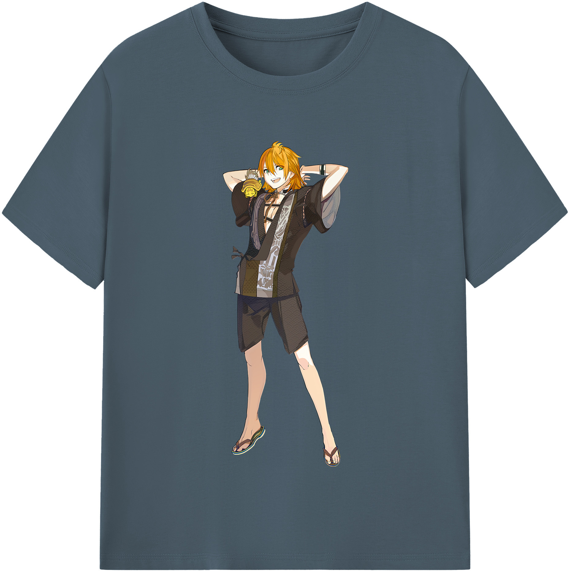 （画像用） 刀剣乱舞 Touken Ranbu 綿100％半袖Tシャツ（フロントプリント）